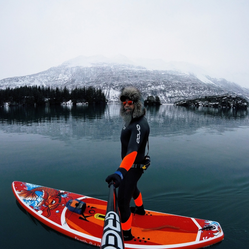 kai paddleboard oranžovy